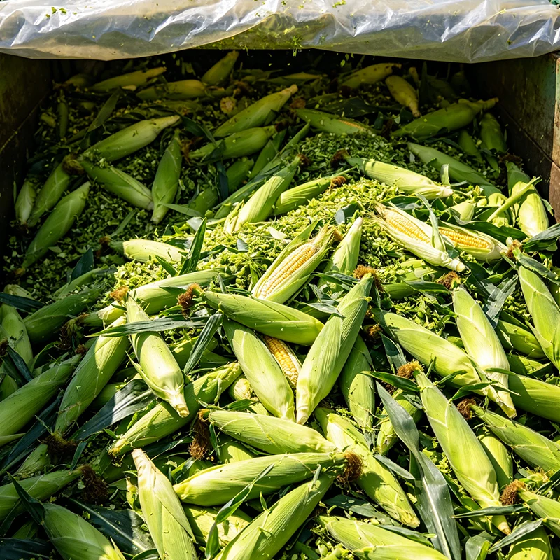 ¿Cuáles son los procesos de producción del ensilaje de maíz de planta entera?